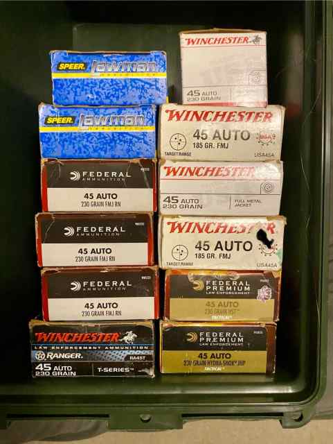 500 Rounds of 45 Ammo For Sale