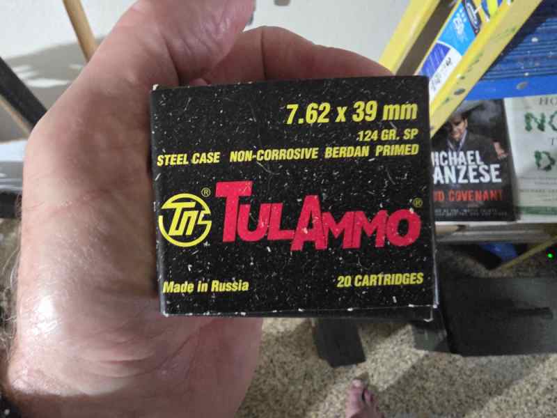 Tulammo 7.62x19, steel jacket, soft tip in box
