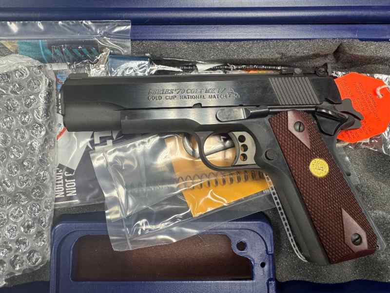 Colt 1911 Series 70 Gold Cup National Match 45 Cal