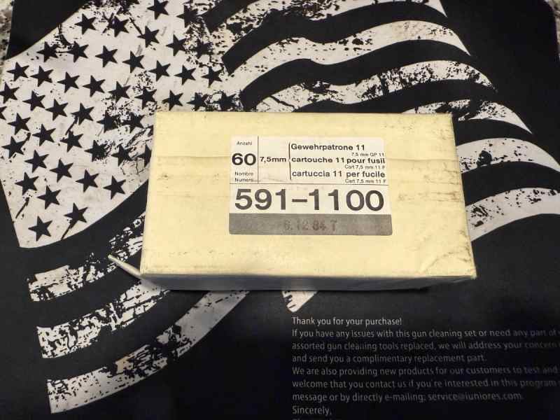 7.5x55mm Swiss GP11 ammo