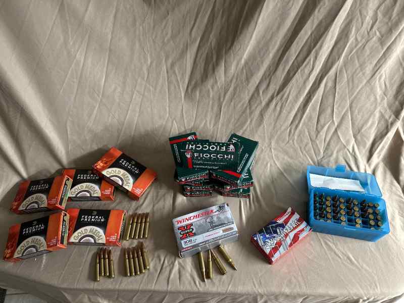 308 ammunition   343 rounds  plus 14 rds free