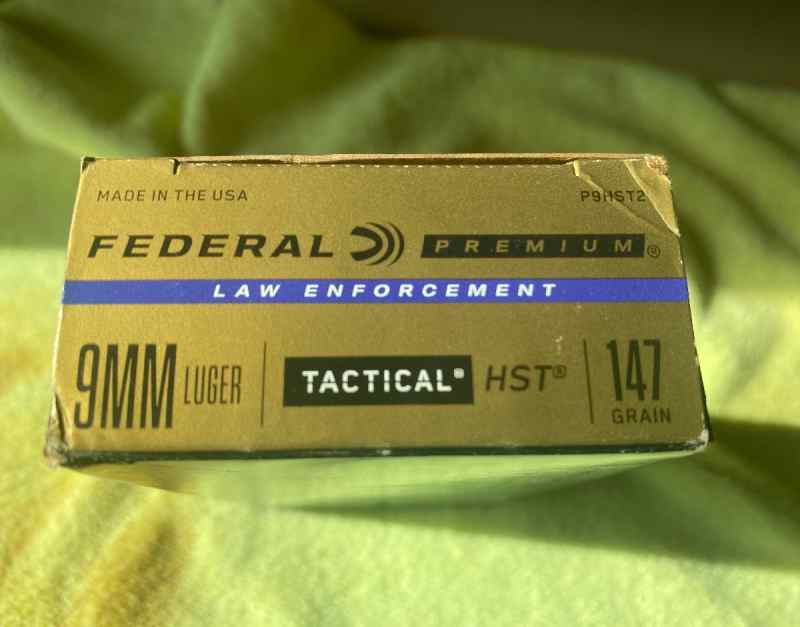 Federal HST 50rd JHP Defense Ammo