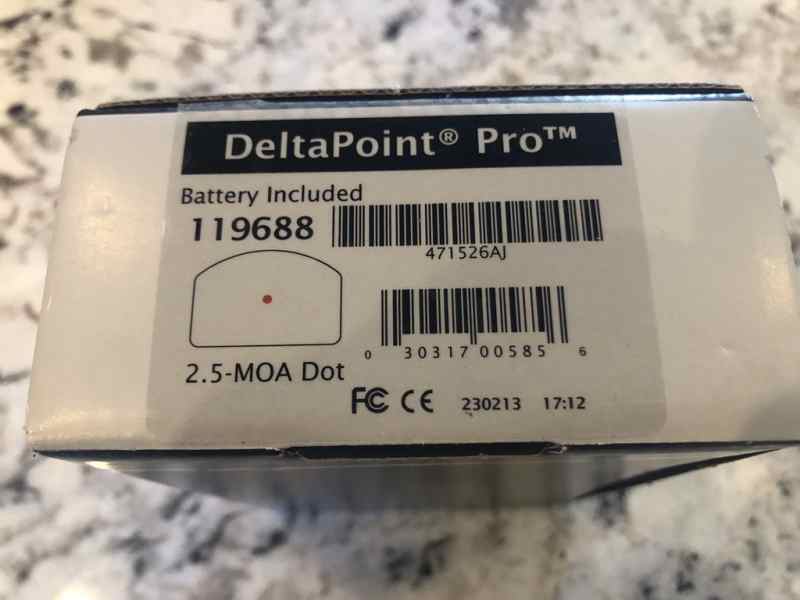 LEUPOLD DELTA PRO RMR &amp; Picatinny mount, LNIB