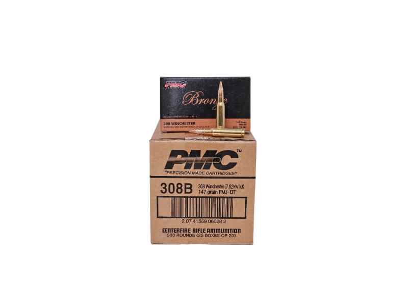 PMC .308 win 147 grain FMJ - 500 rds case