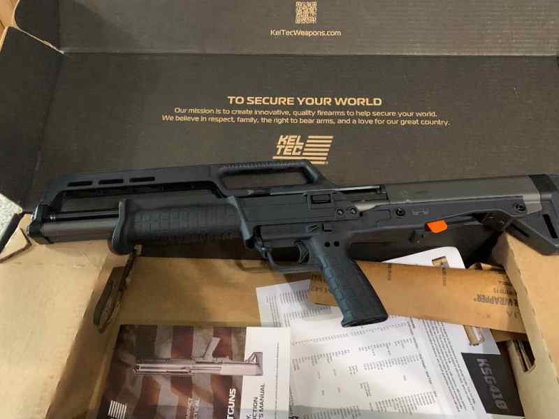 New Keltec KSG410 Blk Bullpup shotgun