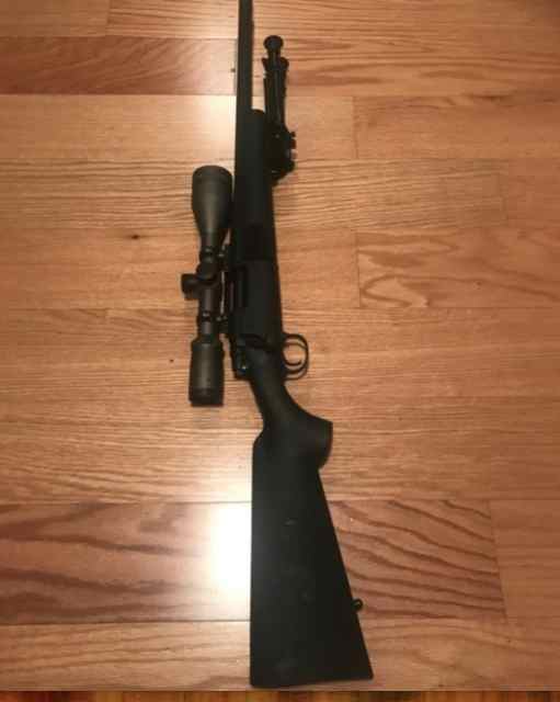 Remington 700 police 223 fluted with optic and bip