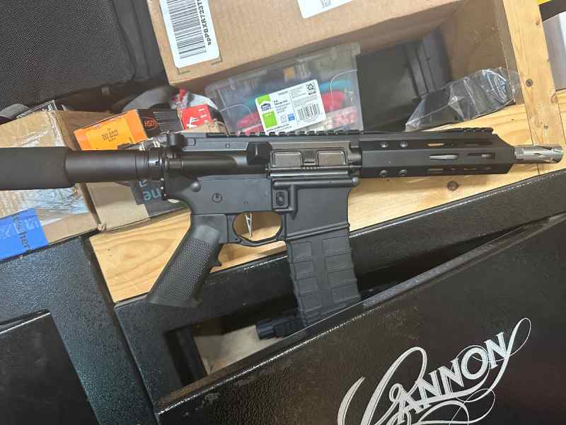 AR15 pistol in 5.56/.223. 7.5 inch..SOLD....