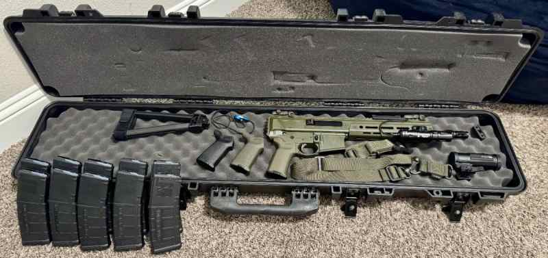 PSA JAKL 5.56 AR-Pistol + Extras