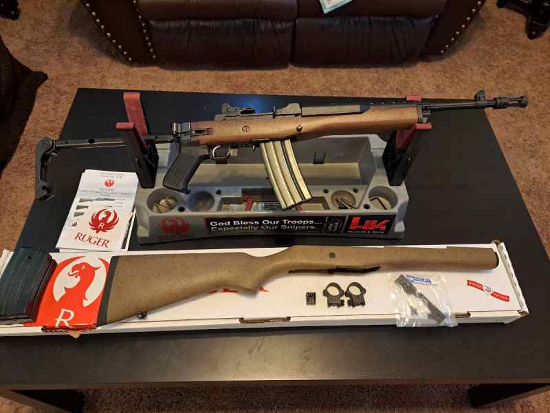 Mini 14 Tactical + Extras