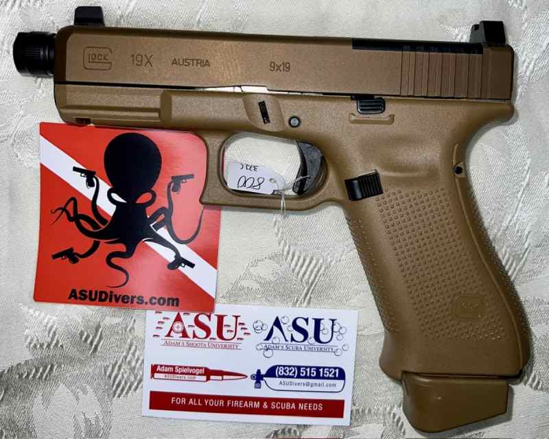 Glock 19X MOS in stock. 3 versions. Conroe