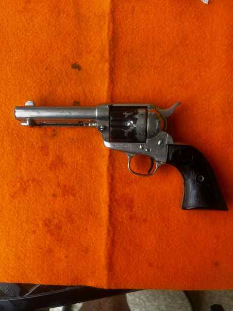 1901 Colt SAA 32-30 WCF 4.7&quot; Nickle, Single Action