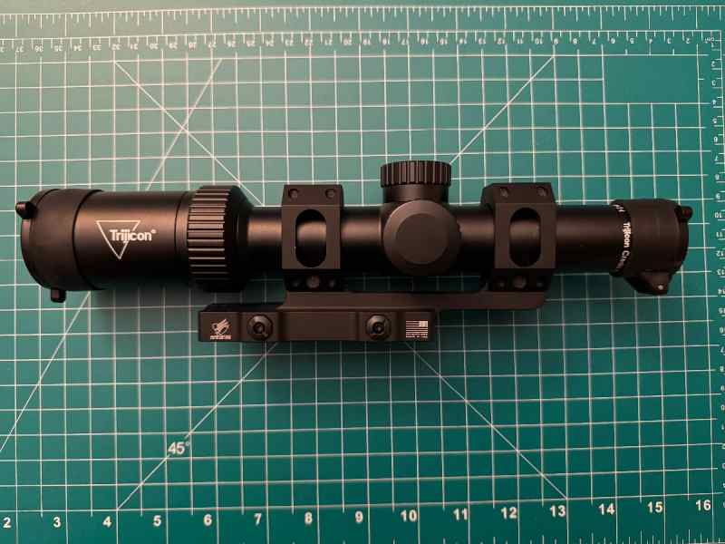 Trijicon Credo 1-4x24 on ADM QD mount