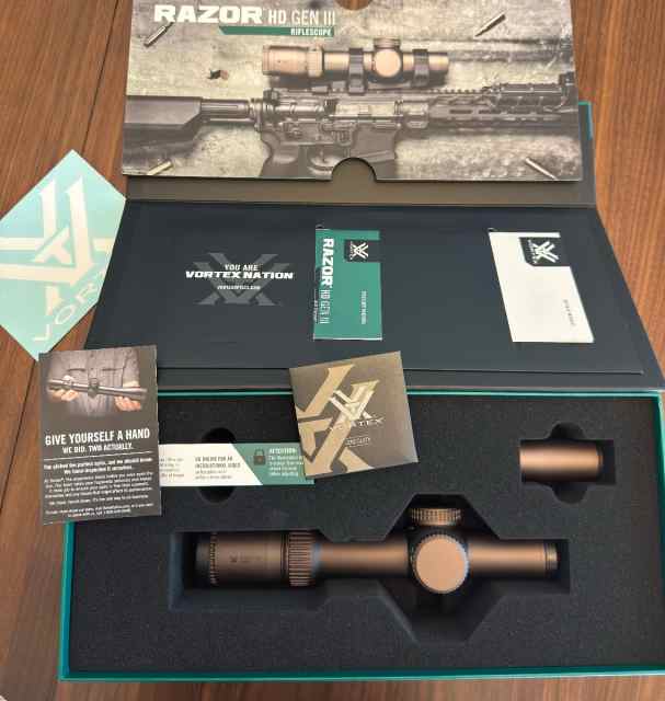 Vortex Razor Gen3 1-10 Scope LPVO