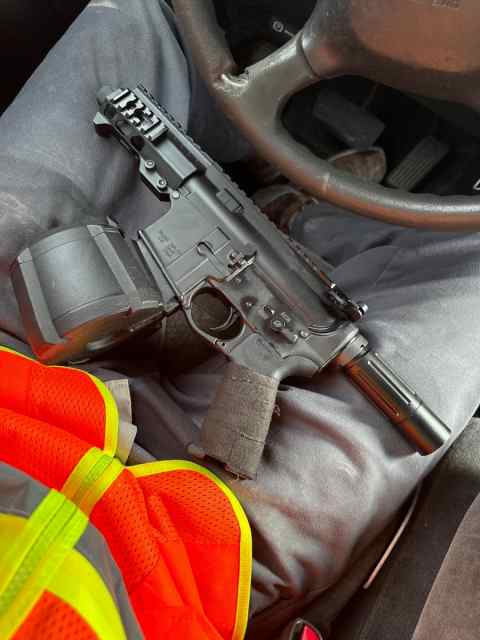 4in Ar pistol