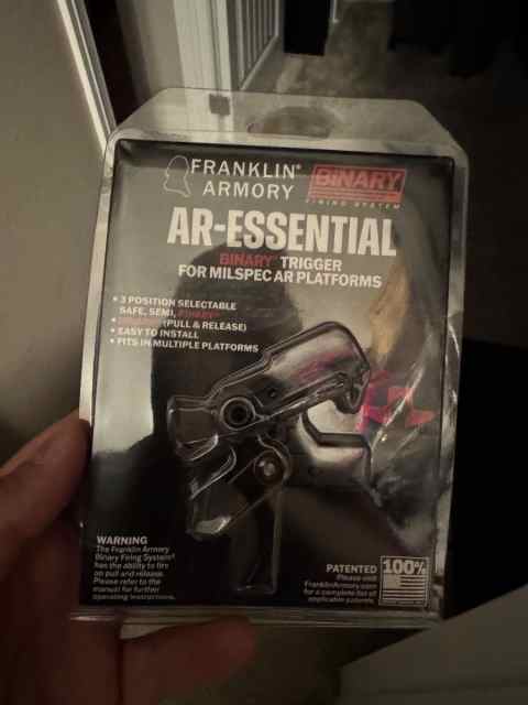 Franklin Armory binary trigger