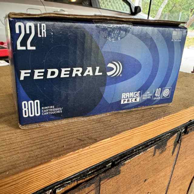 Federal - 40 Grain - .22 - LRN 1200 FPS Muz Vel