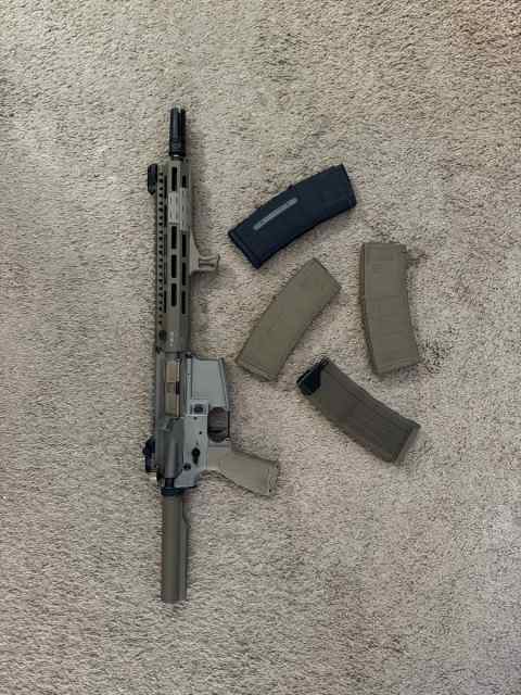 High end AR15 pistol