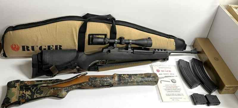 1987 Ruger Mini-Thirty Rifle 762x39, Leupold Scope