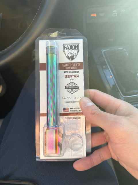 Faxon threaded barrel Glock 34.5 BNIB