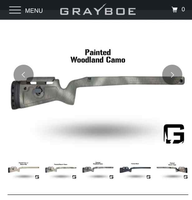 Grayboe Phoenix2 REM 700 SA woodland stock