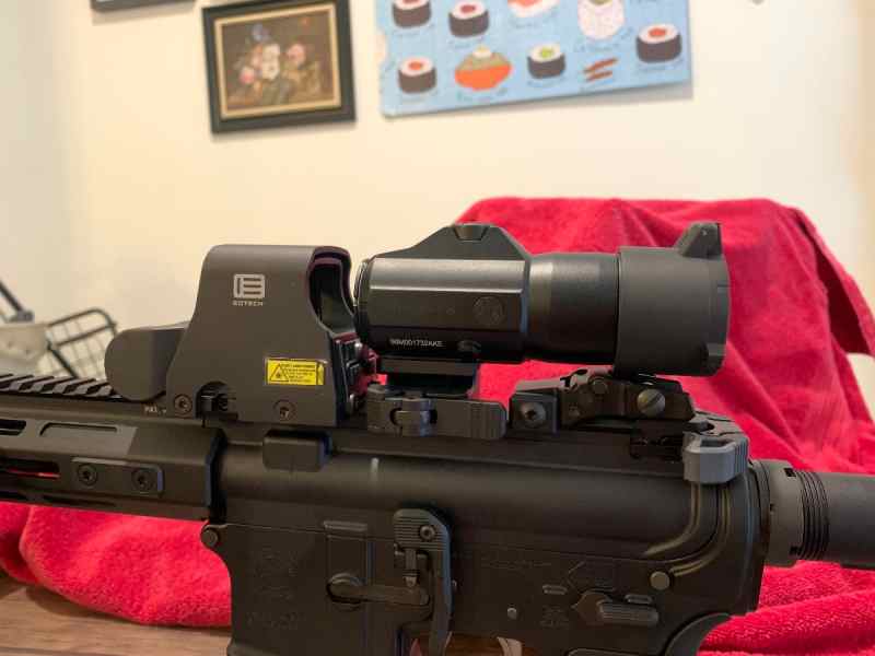 Eotech XPS2-2 and JULIET3 3X Magnifier combo