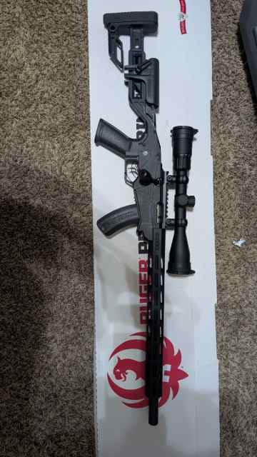 Ruger Precision 17HMR with a Sig Buckmaster Scope.