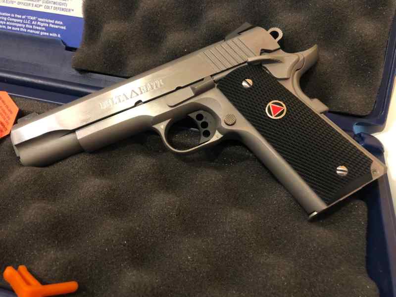 Colt Delta Elite 10MM 1911 - Silver NEW