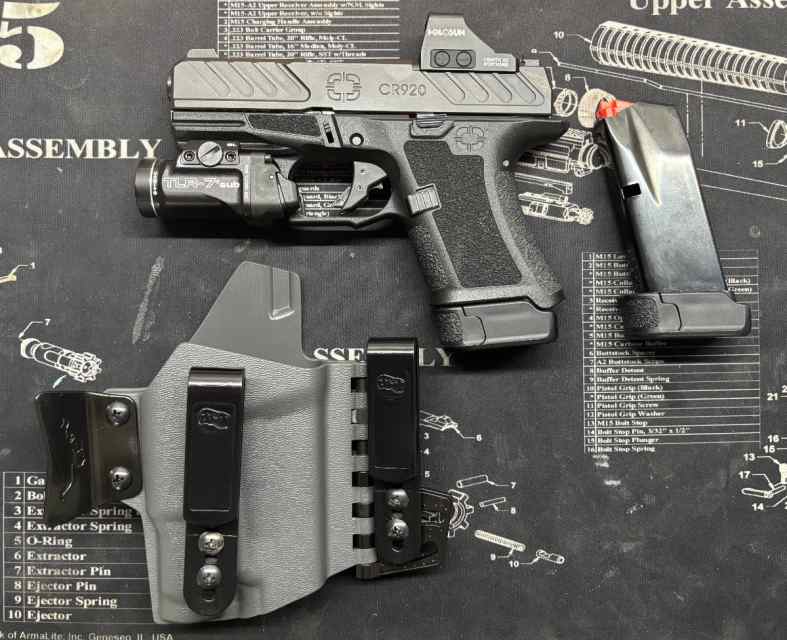 Shadow Systems CR920 w/ red dot, TLR-7 &amp; holster