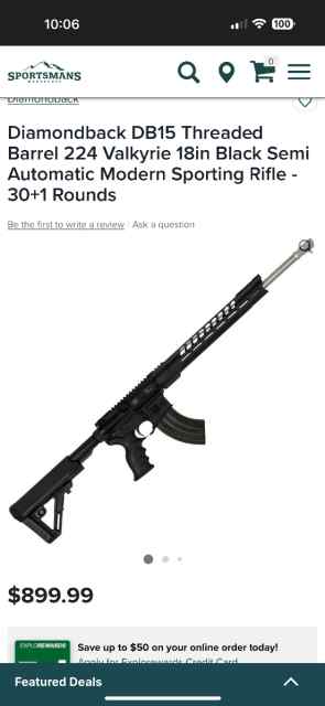 Diamondback.224 Valkyrie 