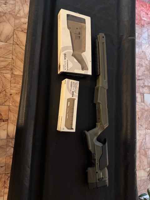 Archangel M14 stock and Magpul 870 furniture