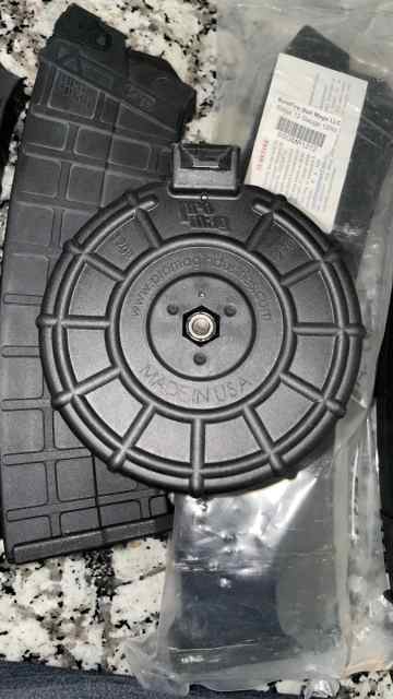12 Gauge 12rnd drum mag for Saiga-12 shotguns 