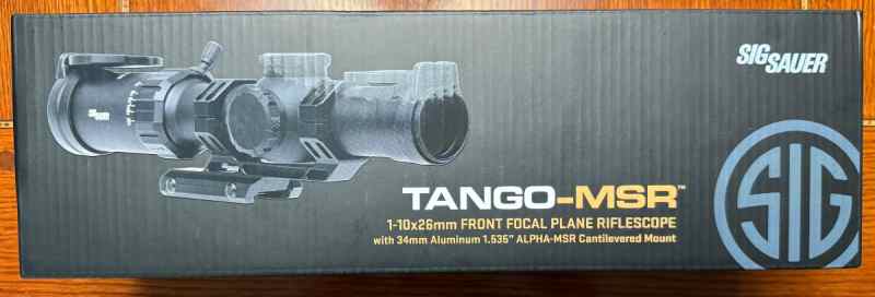 Sig Sauer Optic TANGO-MSR LPVO 1-10X26MM (FFP)