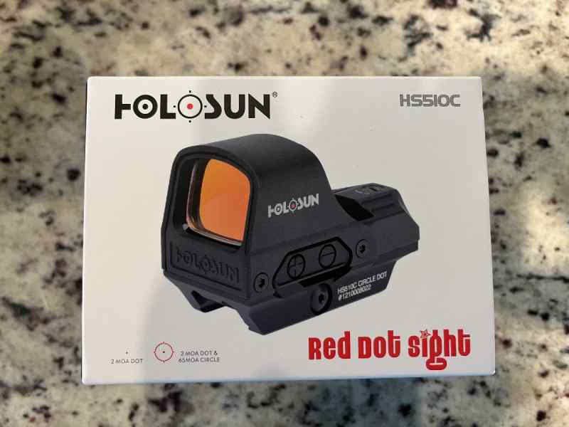 Holosun 510c solar red dot New In  Box