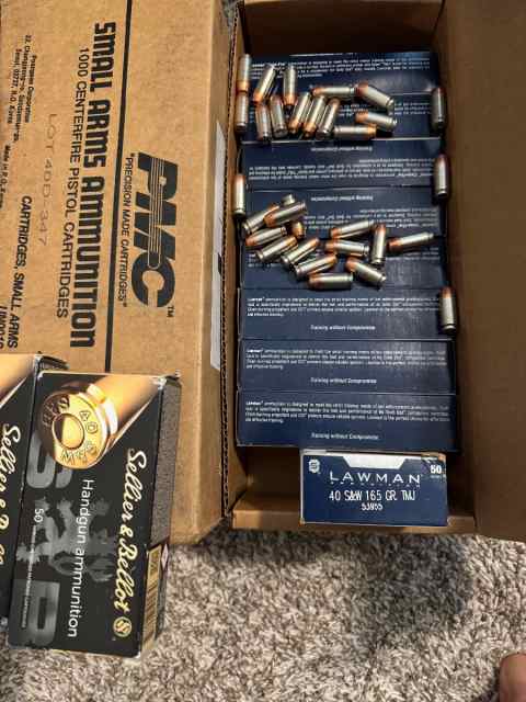 1550+ rds 40 S&amp;W ammo