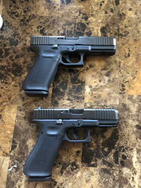 Glock 21 gen 5 and Glock 45 