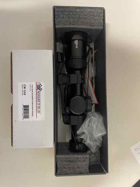 Vortex viper II scope, WOT FRT, Fostech Echo II