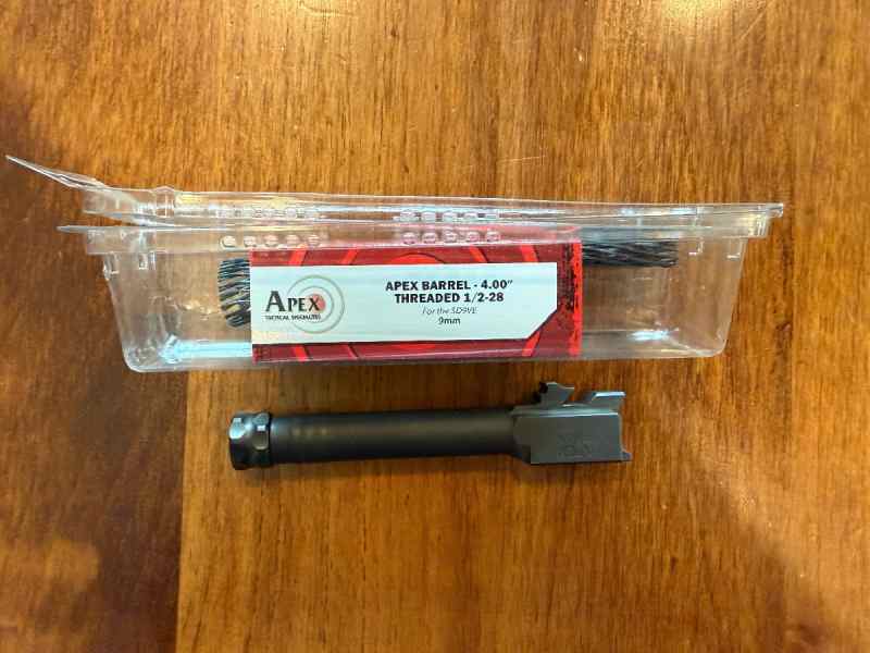 Apex 9mm Drop-In Threaded Barrel for SD9/SD9VE