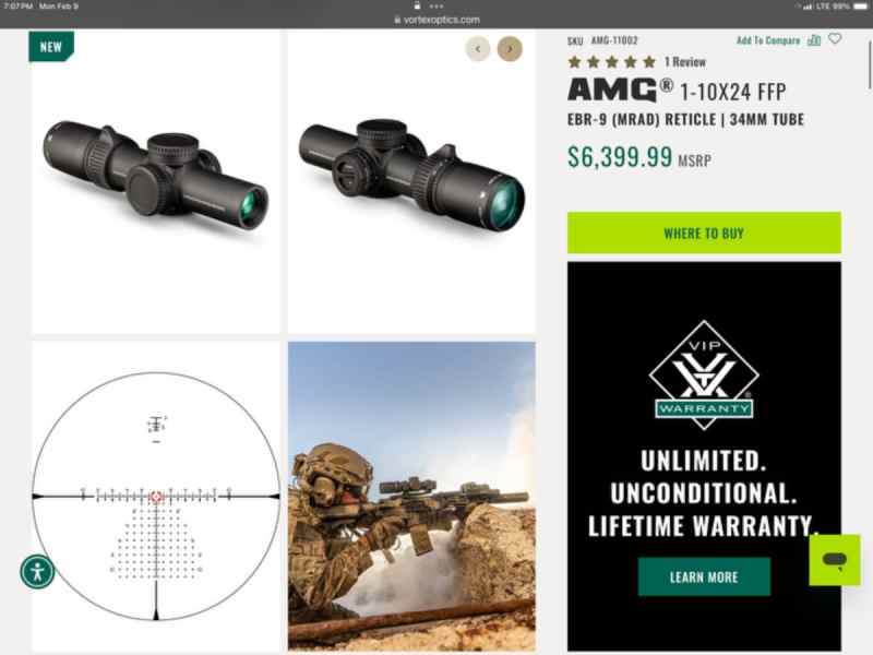 —— VORTEX AMG 1-10x24  —— For Sale