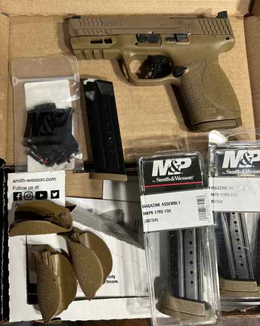 M&amp;P 2.0 9mm FDE/ OR - $575.00