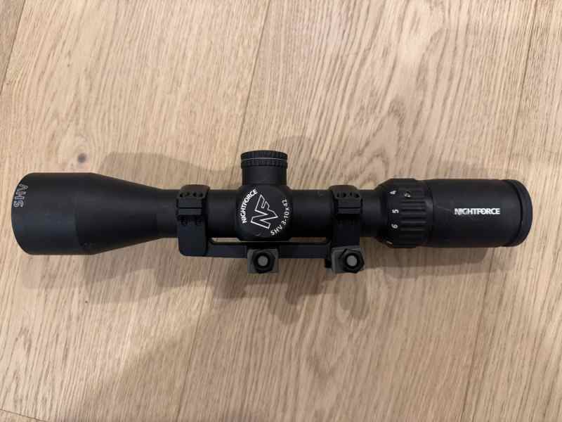 Nightforce SHV 3-10x42 Illuminated Scope 