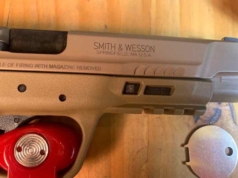 Smith and Wesson 40 caliber pistol with extras