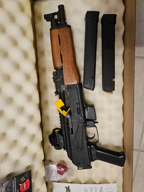 Draco NAK9 9mm AK Century Arms pistol rifle