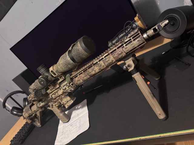 SPR AR15 16” SS Rosco Barrel 4-16 FFP Arken