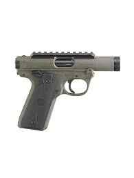 Ruger MKIV 22/45  Pistol-Shush Edition-OD Green