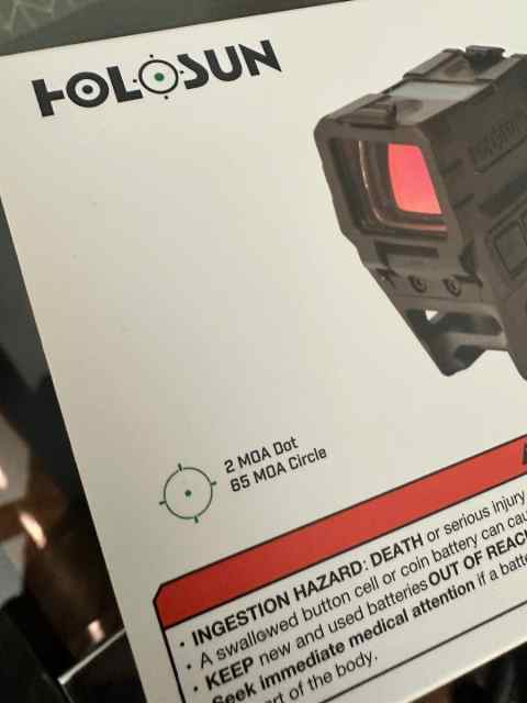 Holosun AEMS Circle Dot Green Dot Sight