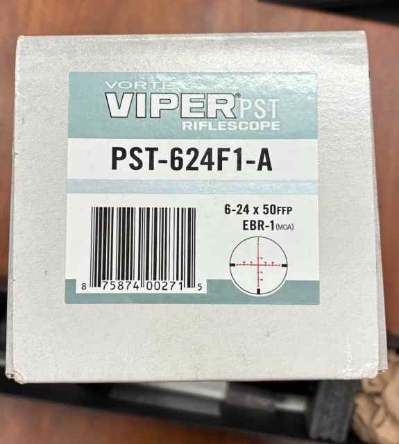 Vortex Viper PST Gen 1 6-24x50 ffp EBR1 moa 30 mm 