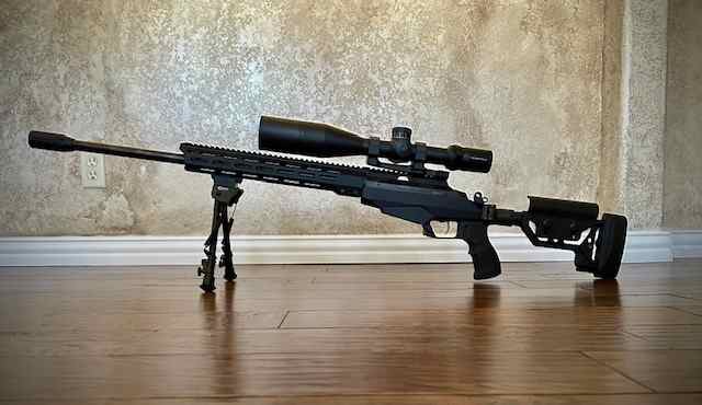 Tikka T3X TAC1, 6.5 Creedmore, Scope, Accessories