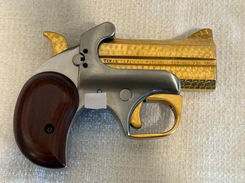 GOLD PLATED BOND ARMS TEXAS DEFENDER