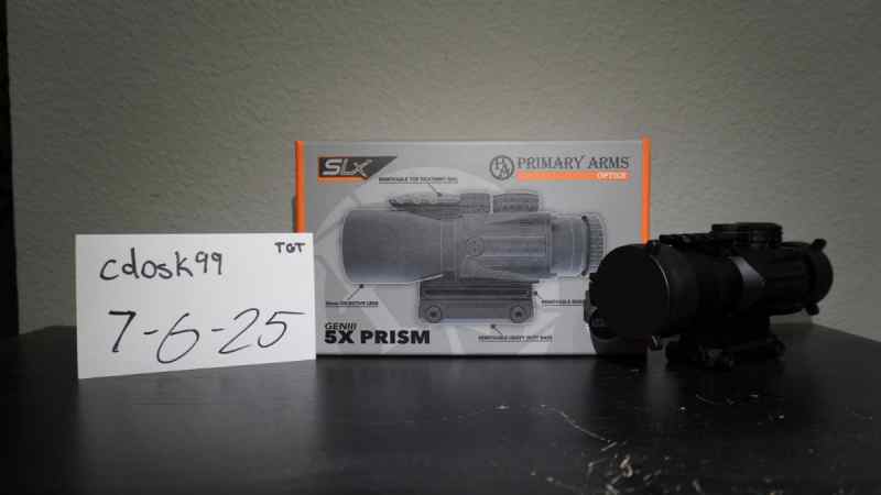 Primary Arms SLx 5x Prism Scope - ACSS 5.56/.308