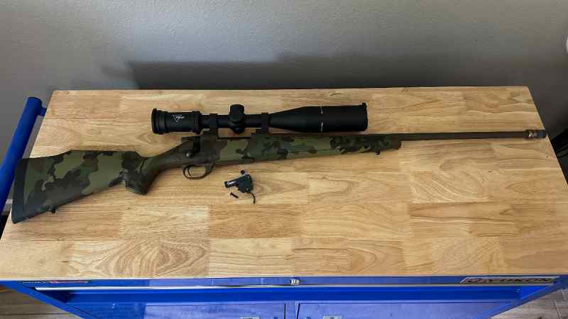 Weatherby Vanguard 6.5CM w/ Trijicon Scope